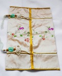 Silk Tissue Box Cover - Pearl White
